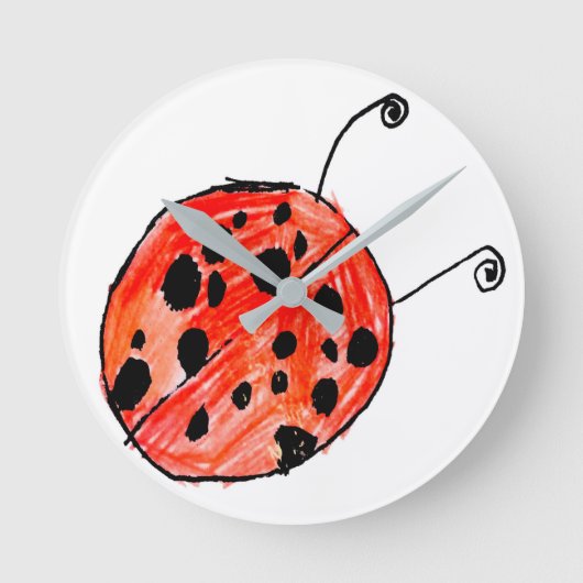 Ladybug Ronde Klok (Voorkant)