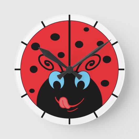 Ladybug Ronde Klok (Voorkant)