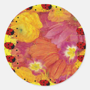 Ladybug Ronde Sticker