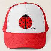 Ladybug Rood & Wit Aangepast Pet Pet (Voorkant)