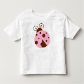 Ladybug, Roze Ladybug, Cute Ladybug, Ladybird Kinder Shirts (Voorkant)