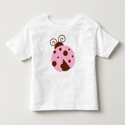 Ladybug, Roze Ladybug, Cute Ladybug, Ladybird Kinder Shirts (Voorkant)