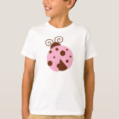 Ladybug, Roze Ladybug, Cute Ladybug, Ladybird T-shirt (Voorkant)
