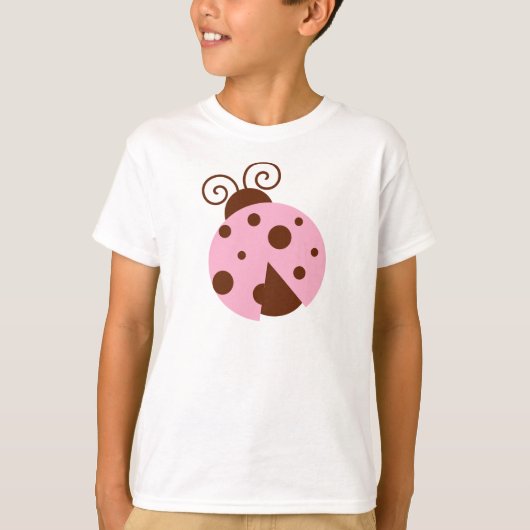 Ladybug, Roze Ladybug, Cute Ladybug, Ladybird T-shirt (Voorkant)