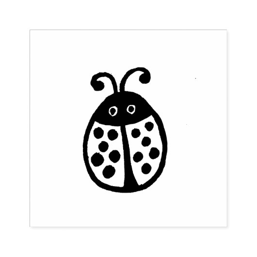 Ladybug Rubber Stamp Rubberstempel (Afrduk)