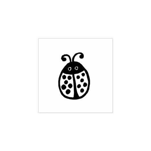 Ladybug Rubber Stamp Rubberstempel (Afrduk)