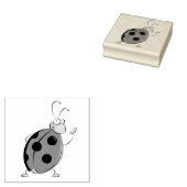 Ladybug Rubberstempel (Gestempeld)