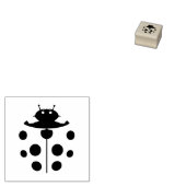 Ladybug Rubberstempel (Gestempeld)