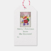 Ladybug Santa gift label Cadeaulabel (Achterkant)