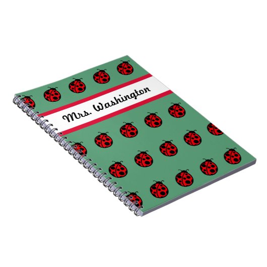Ladybug School Notitieboek Gift (Rechterzijde)