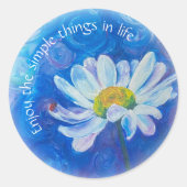 "Ladybug Serenade" Bloemen Stickers (Voorkant)