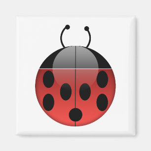 Ladybug Series 1 Square Magnet