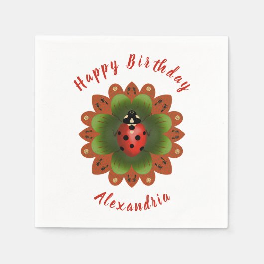 Ladybug Servet (Voorkant)