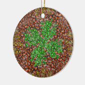 Ladybug Shamrock Ornament (Links)