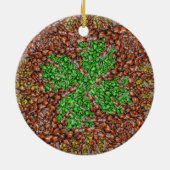 Ladybug Shamrock Ornament (Achterkant)