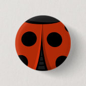 Ladybug Shell Ronde Button 3,2 Cm (Voorkant)