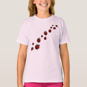 Ladybug Shirt Meisje Honkbal Jersey Ladybug Shirt