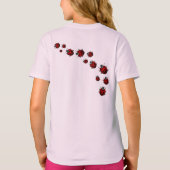 Ladybug Shirt Meisje Honkbal Jersey Ladybug Shirt (Achterkant)