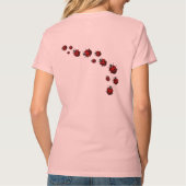 Ladybug Shirten Dames Eco-vriendelijke Ladybug Shi T-shirt (Achterkant)
