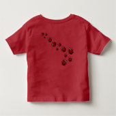 Ladybug-Shirten en Baby met Ladybug Kinder Shirts (Achterkant)