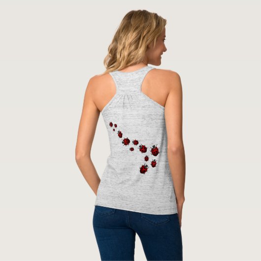 Ladybug Shirten Lady's Tanktop Ladybug Shirt (Volledige Achterkant)