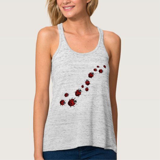 Ladybug Shirten Lady's Tanktop Ladybug Shirt (Voorkant)
