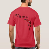 Ladybug Shirten Mannen Eco-vriendelijk Ladybug Shi T-shirt (Achterkant)