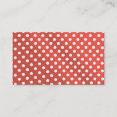 Ladybug Shoe Visitekaartje (Achterkant)