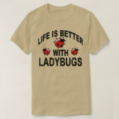 Ladybug snijdt het leven beter met Ladybugs T-shirt (Design voorkant)