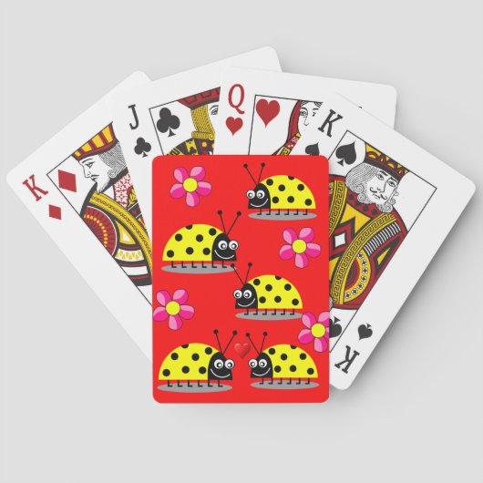 Ladybug-speelkaartdeck Pokerkaarten (Achterkant)