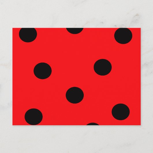 Ladybug Spots Briefkaart (Voorkant)