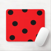 Ladybug Spots Mousepad Muismat (Met muis)