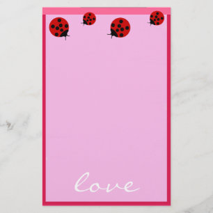 Ladybug Stationery Briefpapier