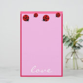  Ladybug Stationery Briefpapier (Staand voorkant)