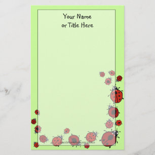 Ladybug Stationery Briefpapier