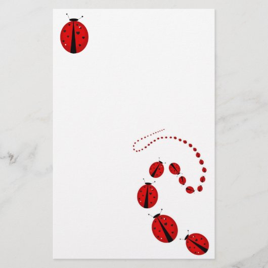 Ladybug Stationery Briefpapier (Voorkant)