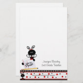 Ladybug Stationery van leraar Briefpapier (Voorkant / Achterkant)