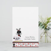 Ladybug Stationery van leraar Briefpapier (Staand voorkant)