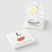 Ladybug Stenen Onderzetter (Zijkant)