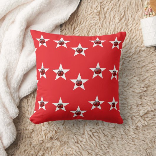 Ladybug sterren kussen (Deken)