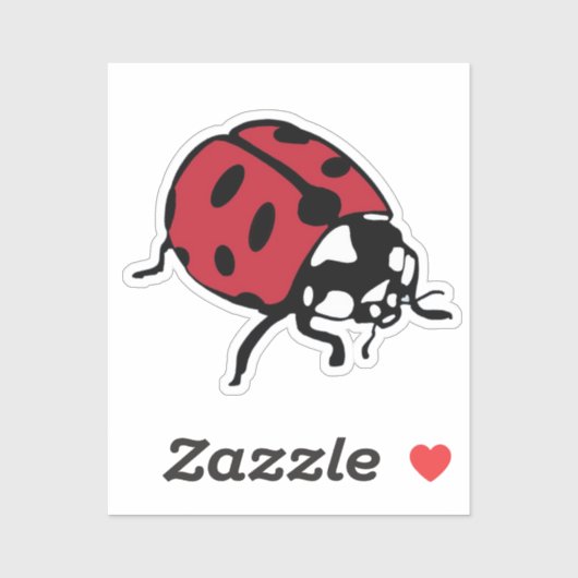 Ladybug sticker (Vel)