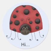 Ladybug Sticker (Voorkant)