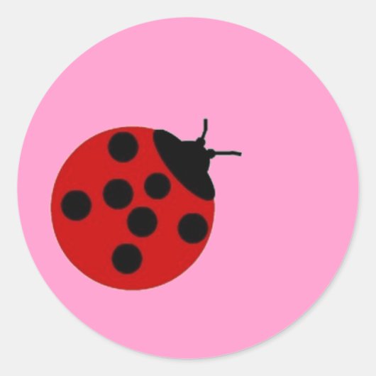 Ladybug Sticker (Voorkant)