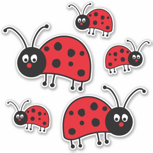 Ladybug Sticker (Voorkant)