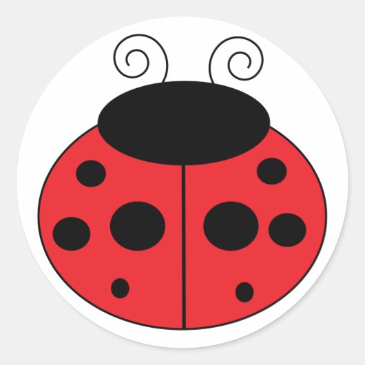 Ladybug Sticker (Voorkant)