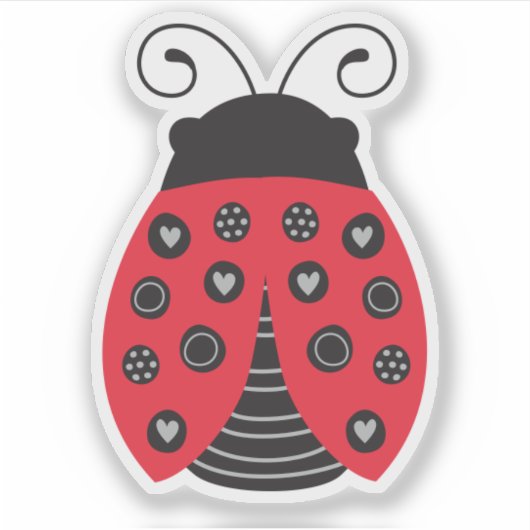 Ladybug Sticker (Voorkant)
