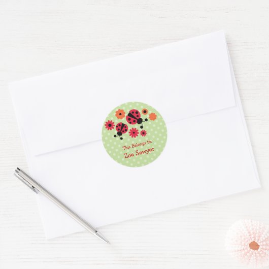 Ladybug Sticker (Envelop)