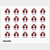 Ladybug-Stickers Ronde Sticker (Vel)