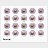 Ladybug-Stickers Ronde Sticker (Vel)
