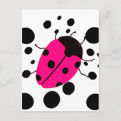 Ladybug-Stippen Briefkaart (Voorkant)